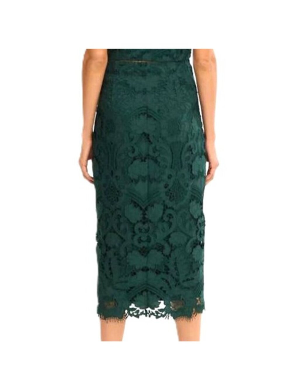 Allison New York Drea Skirt in Pine Green Floral Size 6 New - Picture 2 of 4